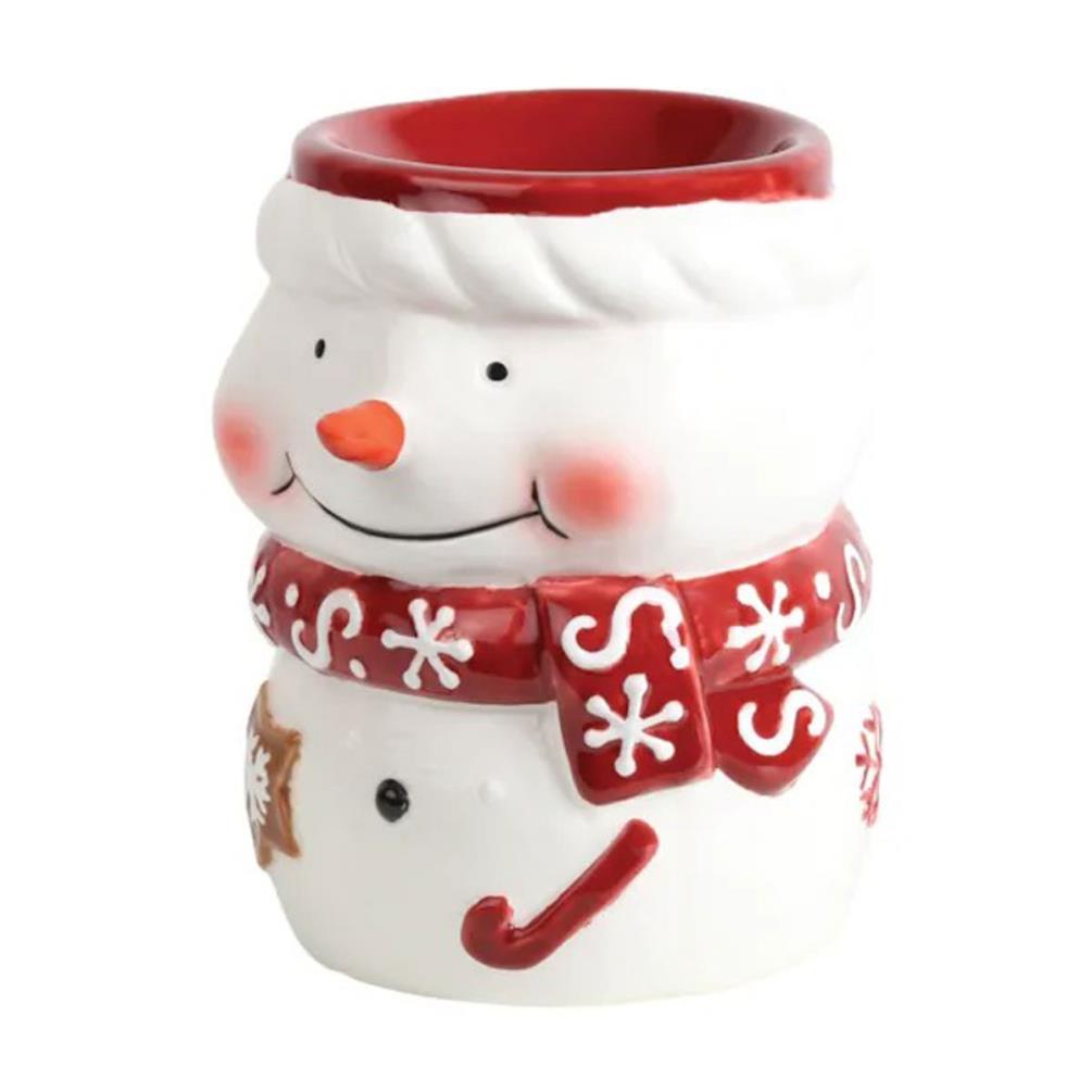 Aroma Snowman Ceramic Wax Melt Warmer Extra Image 1